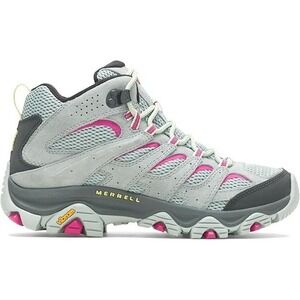 Merrell® (Women's 6 M) Moab 3™ Mid Waterproof Hiking Boots in Monument/Fuchsia